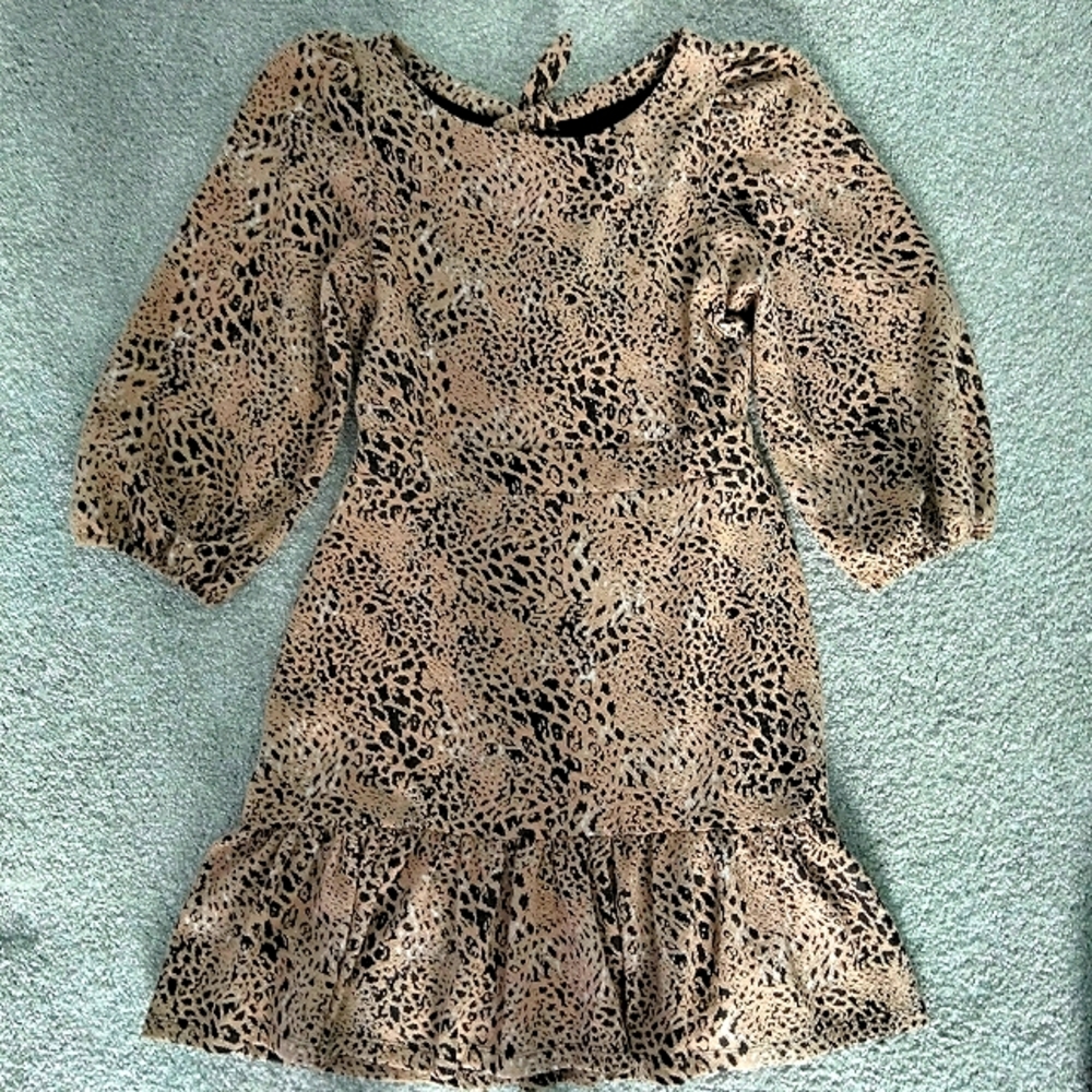NWT Sz 14 Anthro Animal Print Dress